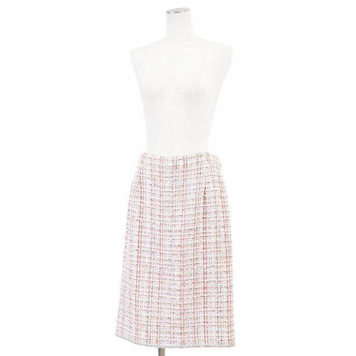 Chanel Tweed Cotton Blend Skirt