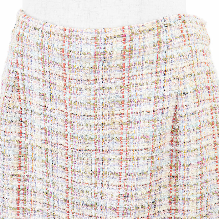 Chanel Tweed Cotton Blend Skirt