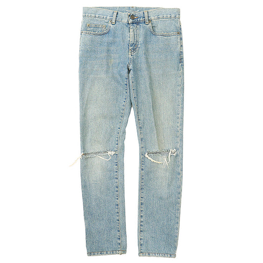 Saint Laurent Paris Cotton Stretch Jeans