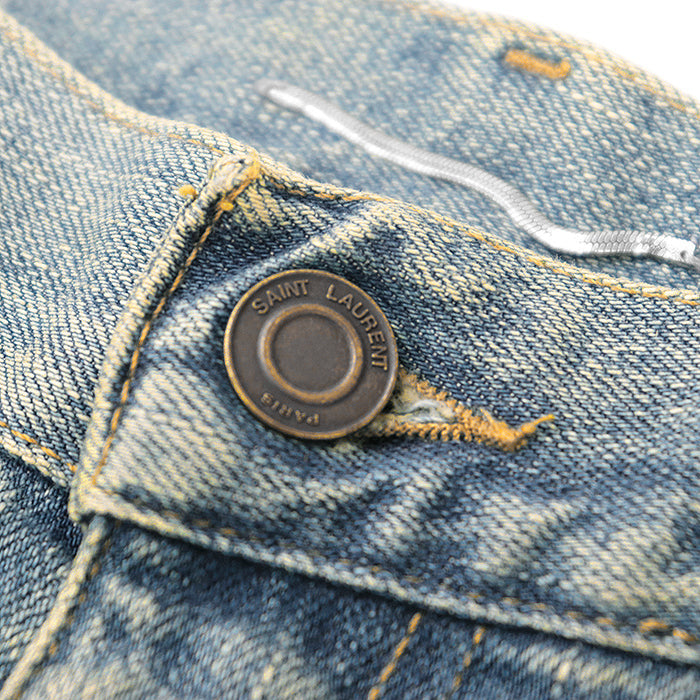 Saint Laurent Paris Cotton Stretch Jeans