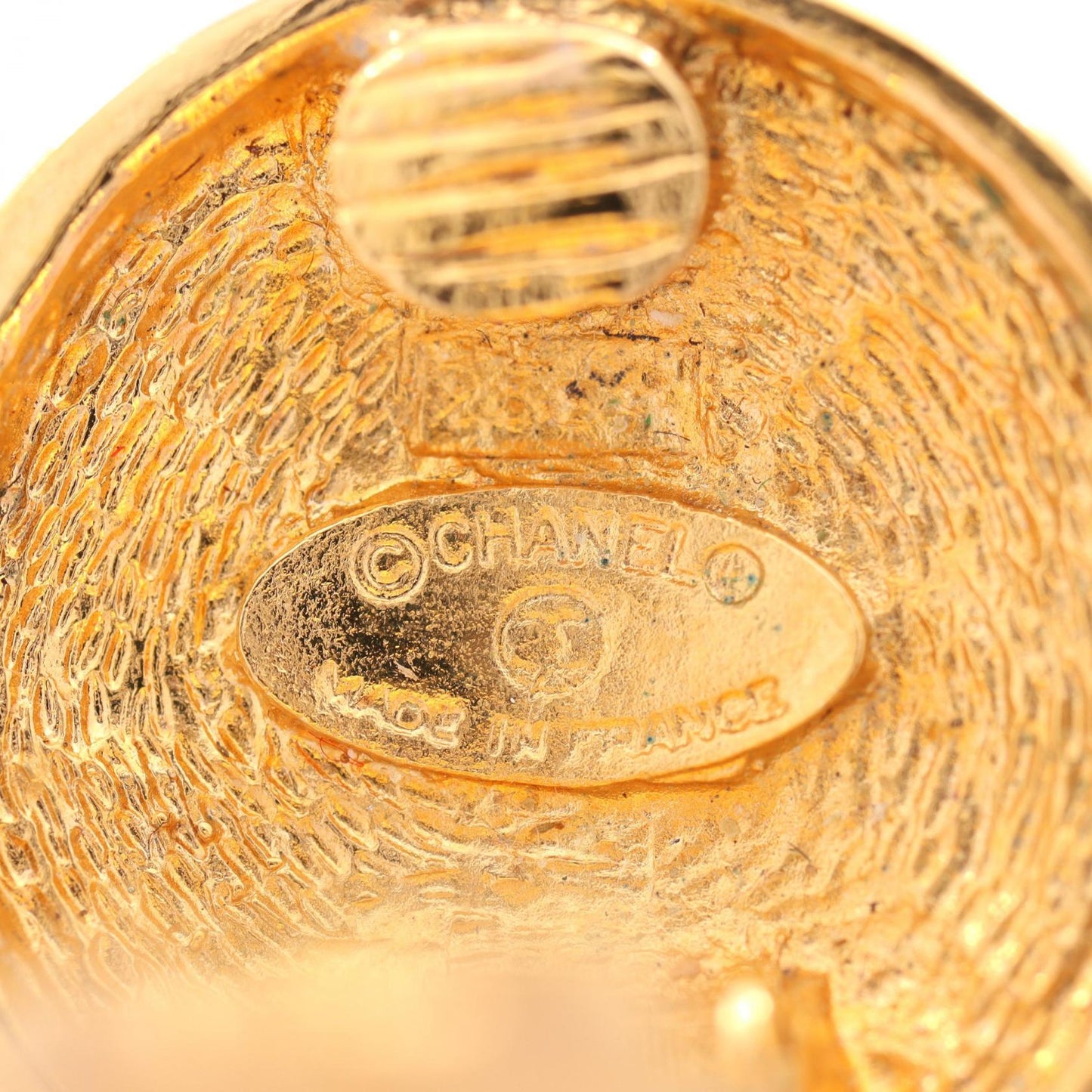 Chanel Coco Mark Matelasse Earrings