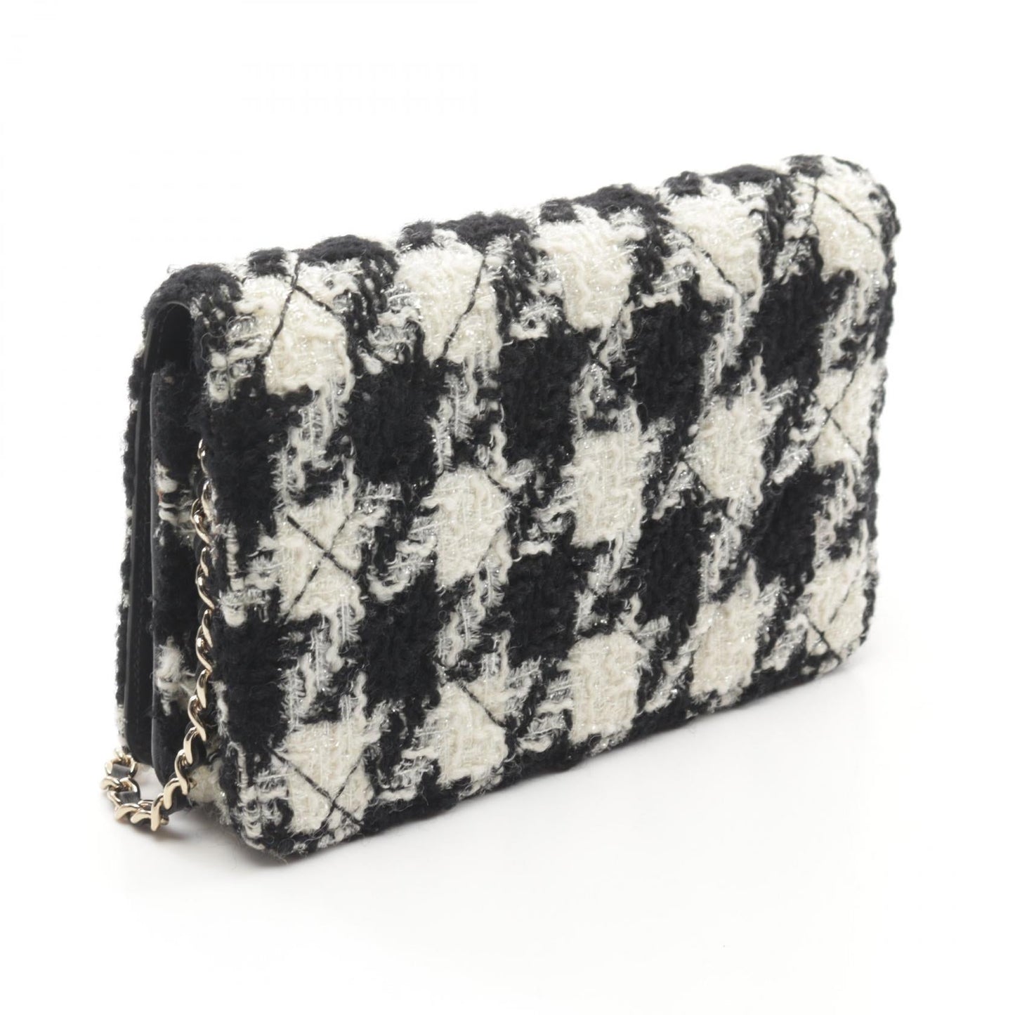Chanel Coco Mark Fabric Shoulder Bag