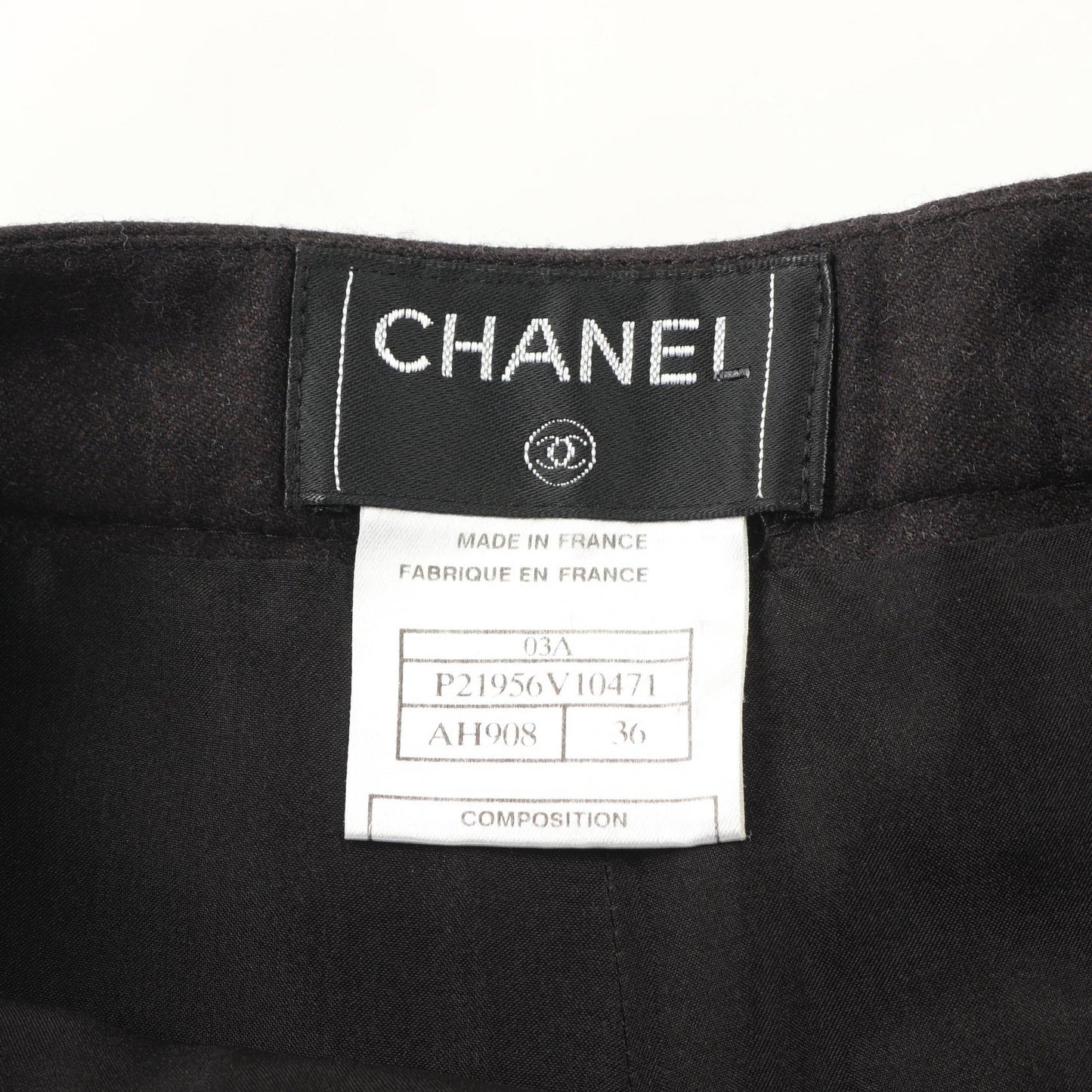 Chanel P21956 Wool Cashmere Pants