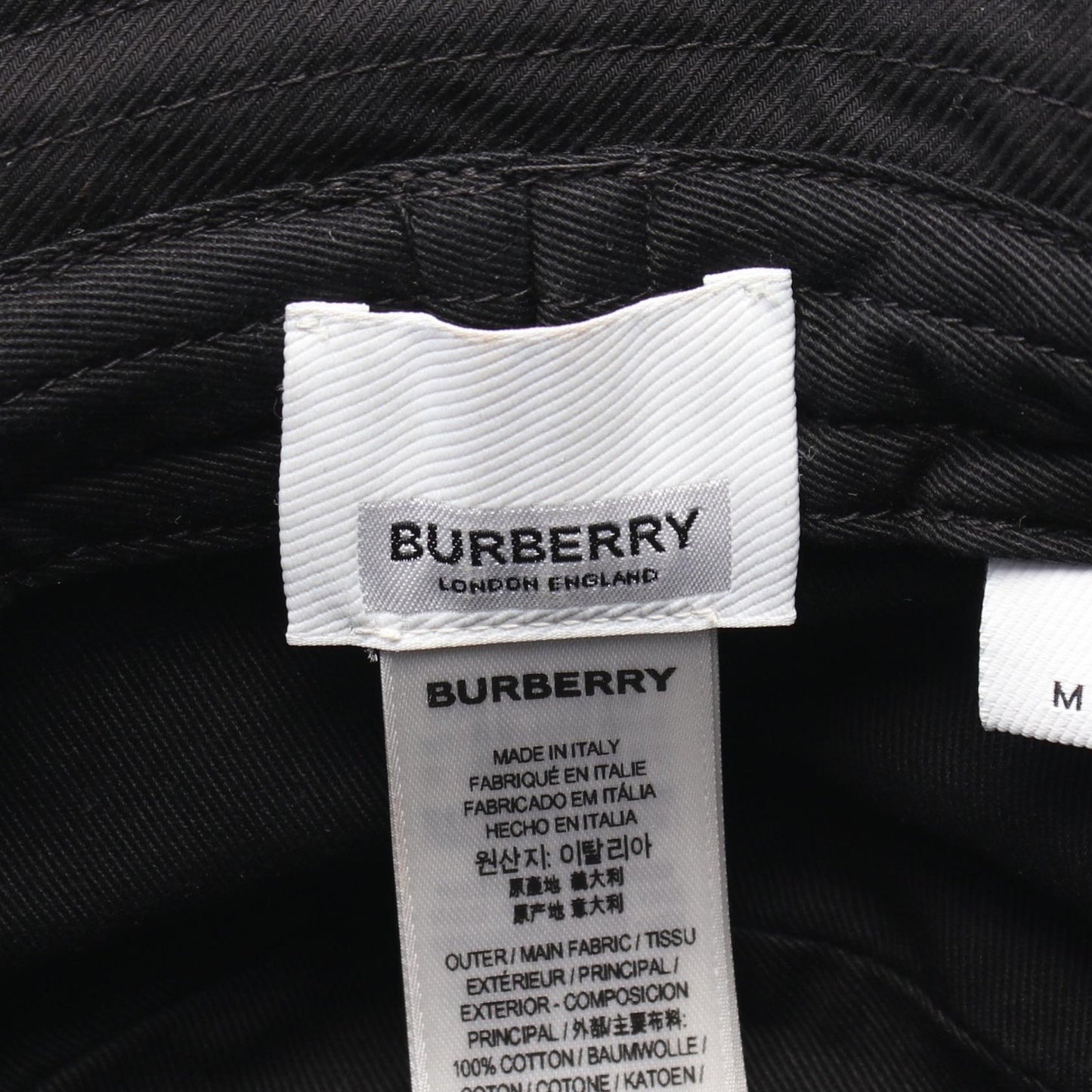 Burberry Bucket Hat Cotton Hat