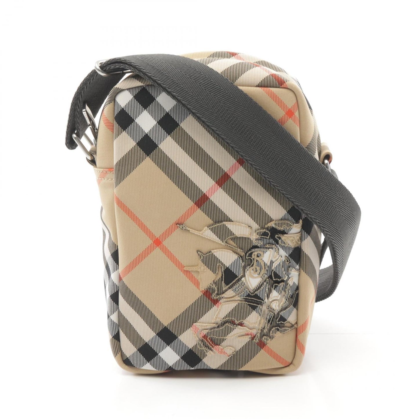 Burberry Canvas   Check Phone Pouch Shoulder Bag 8097637