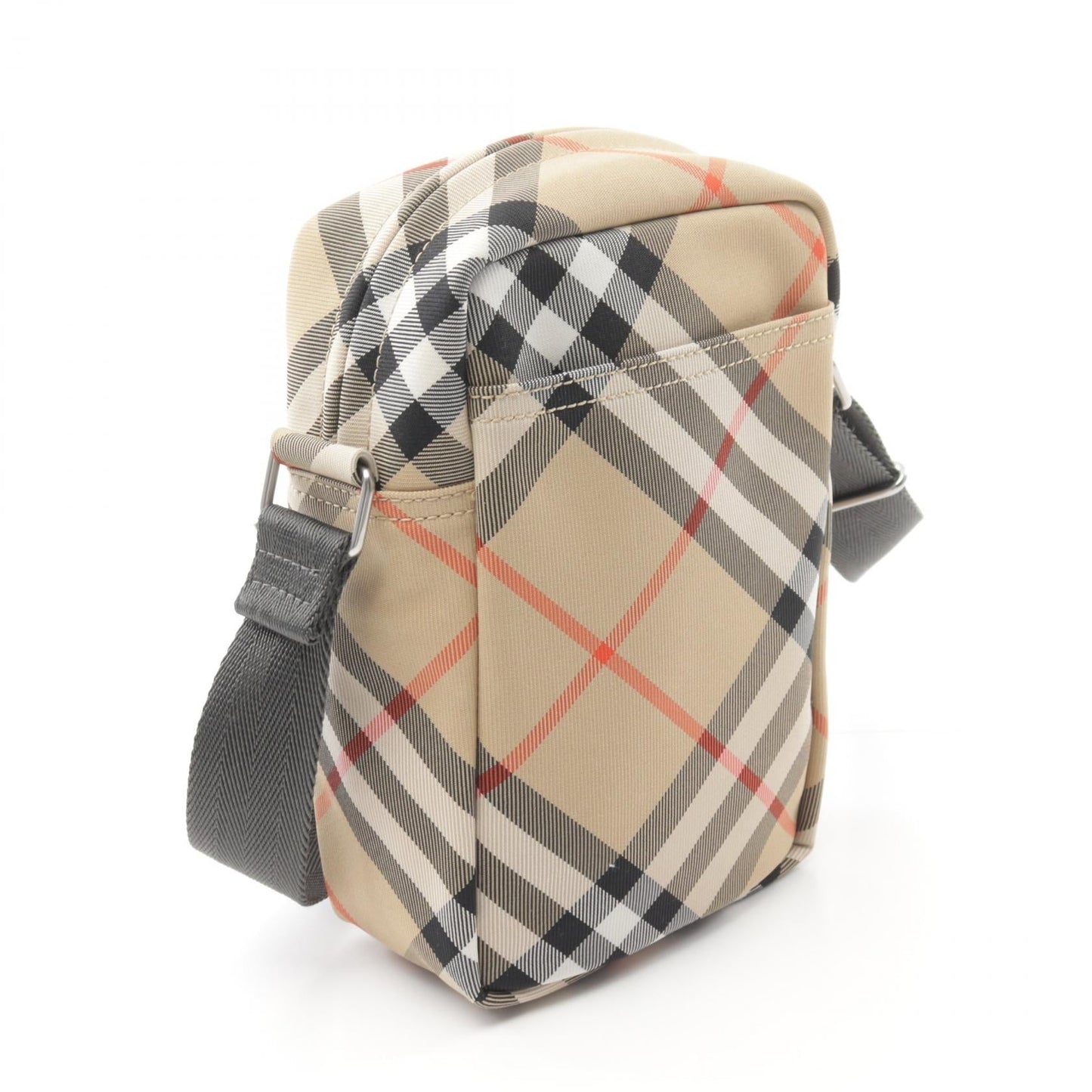 Burberry Canvas   Check Phone Pouch Shoulder Bag 8097637