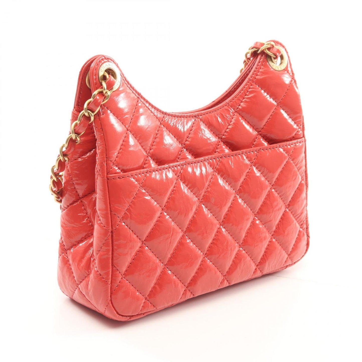 Chanel Matelasse Patent Leather Shoulder Bag