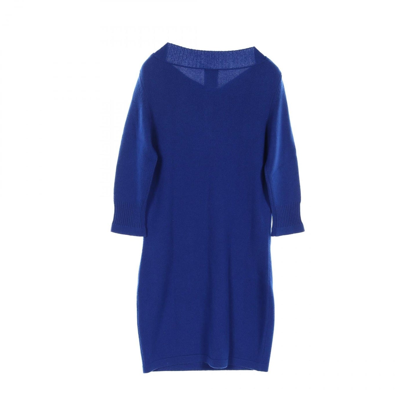 Chanel Coco Mark Button Cashmere Dress