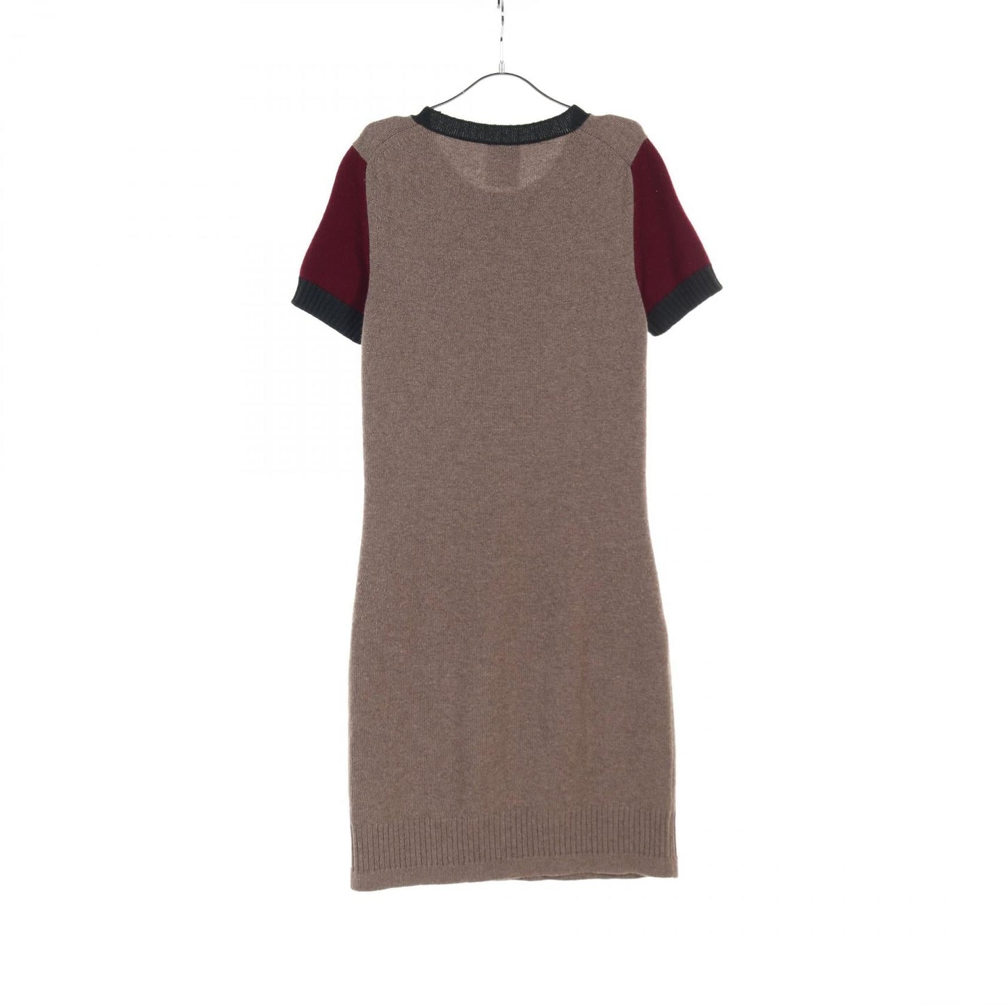Chanel Coco Mark Turnlock Cashmere Dress