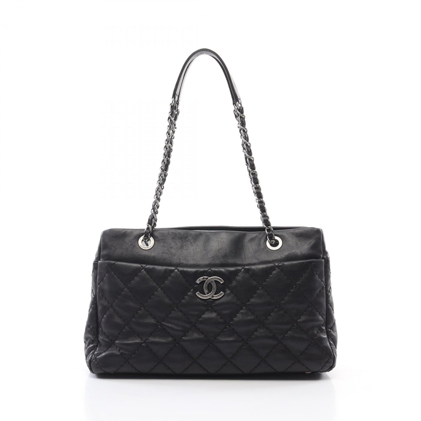 Chanel Wild Stitch Calfskin Tote Bag