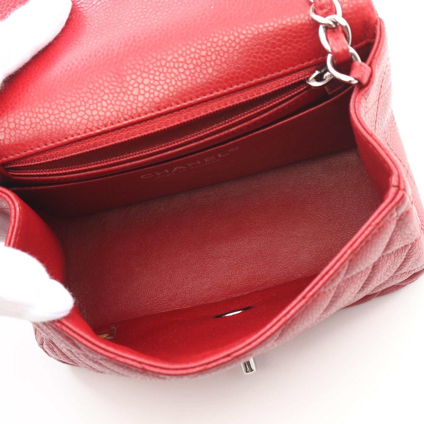 Chanel Mini Matelassé Grained Calfskin Shoulder Bag