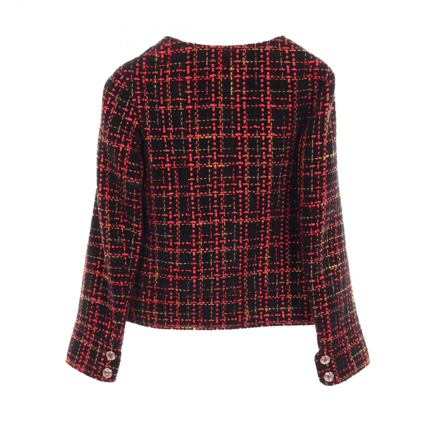 Chanel P73176V64615 Wool Cashmere Cotton Collarless Jacket