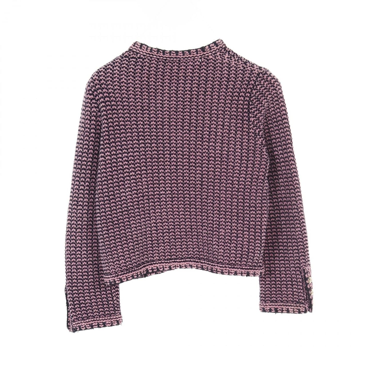 Chanel Coco Mark Button Cashmere Cotton Cardigan