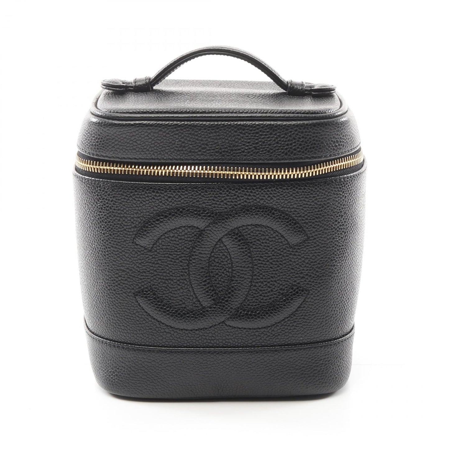 Chanel Coco Mark Grained Calfskin Handbag