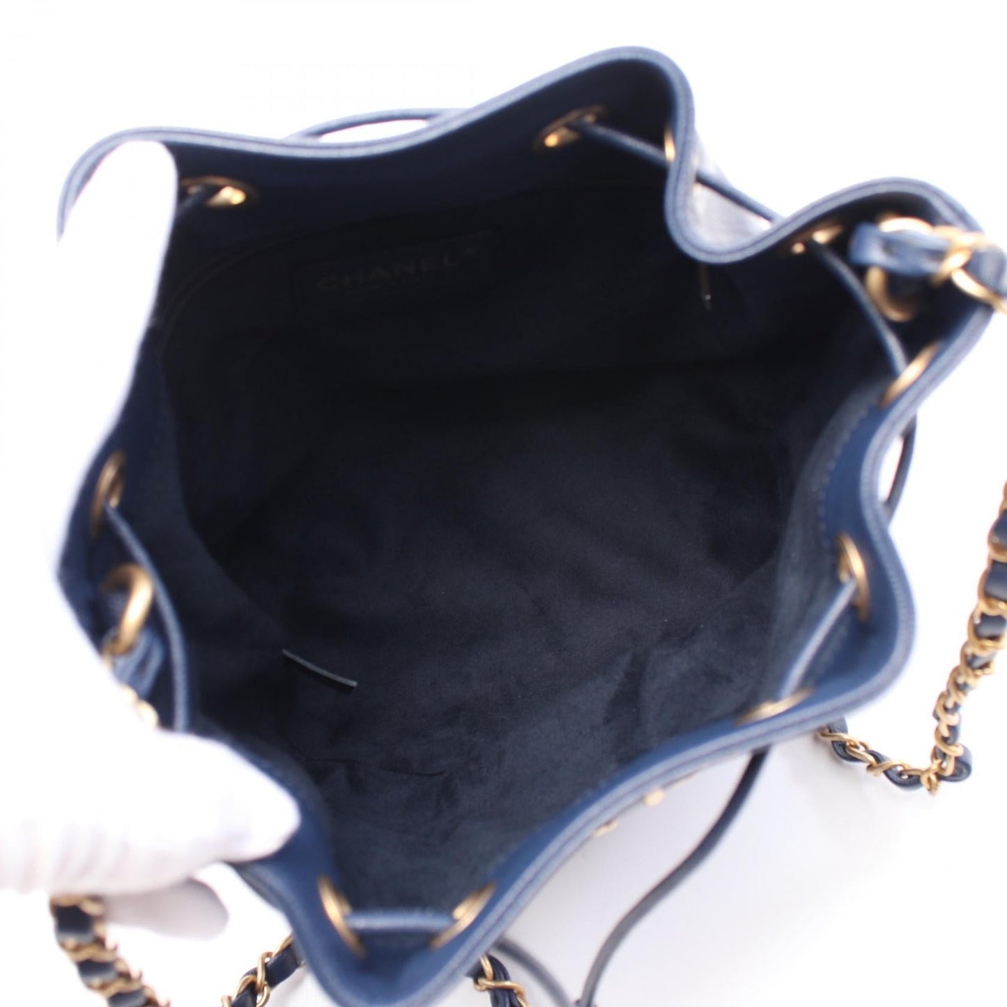 Chanel Deauville Grained Calfskin Shoulder Bag