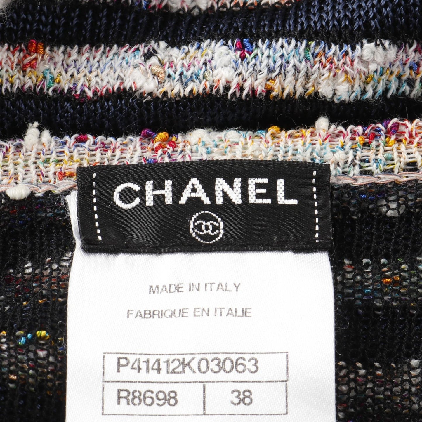 Chanel P41412K03063 Rayon Cotton Cardigan