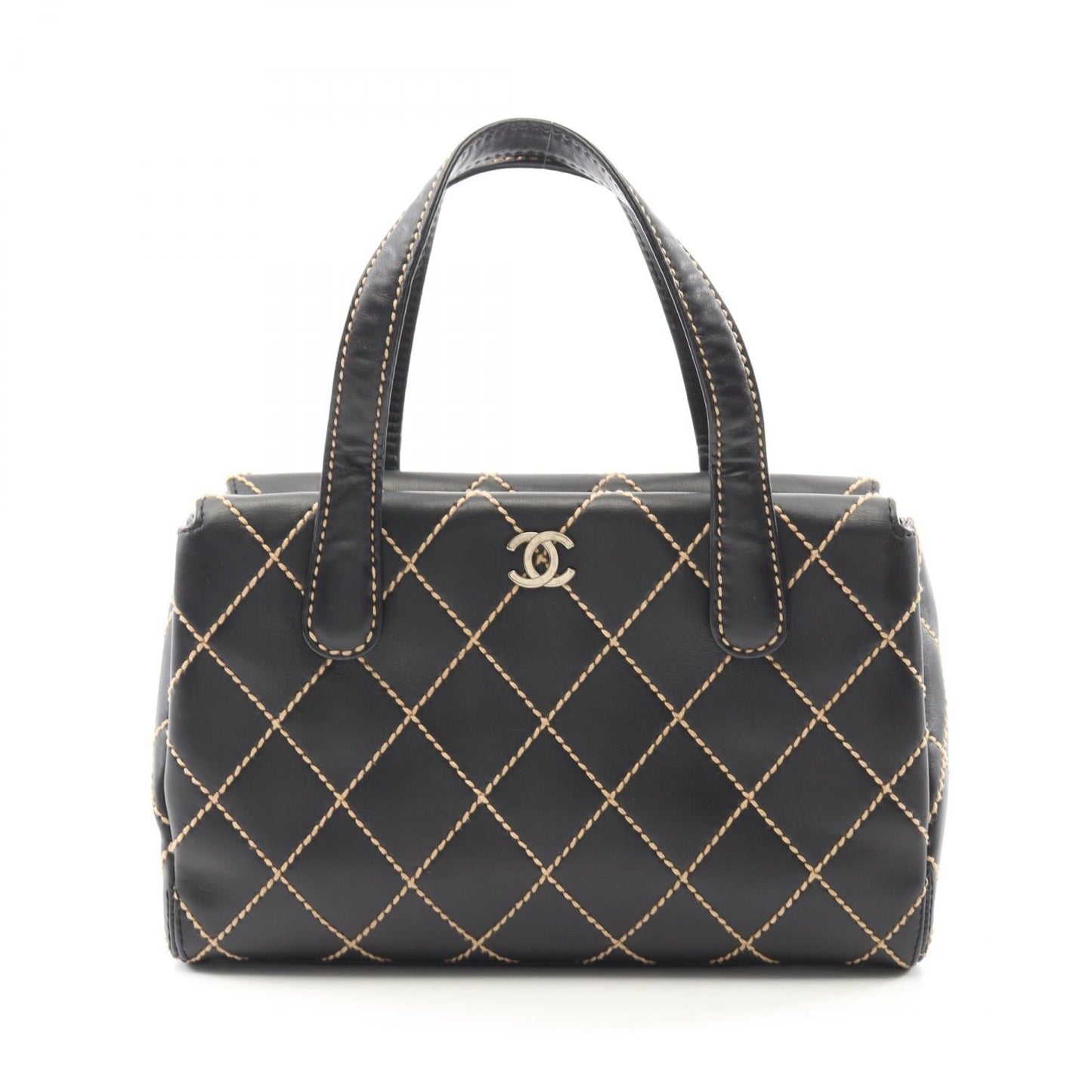 Chanel Wild Stitch Leather Tote Bag