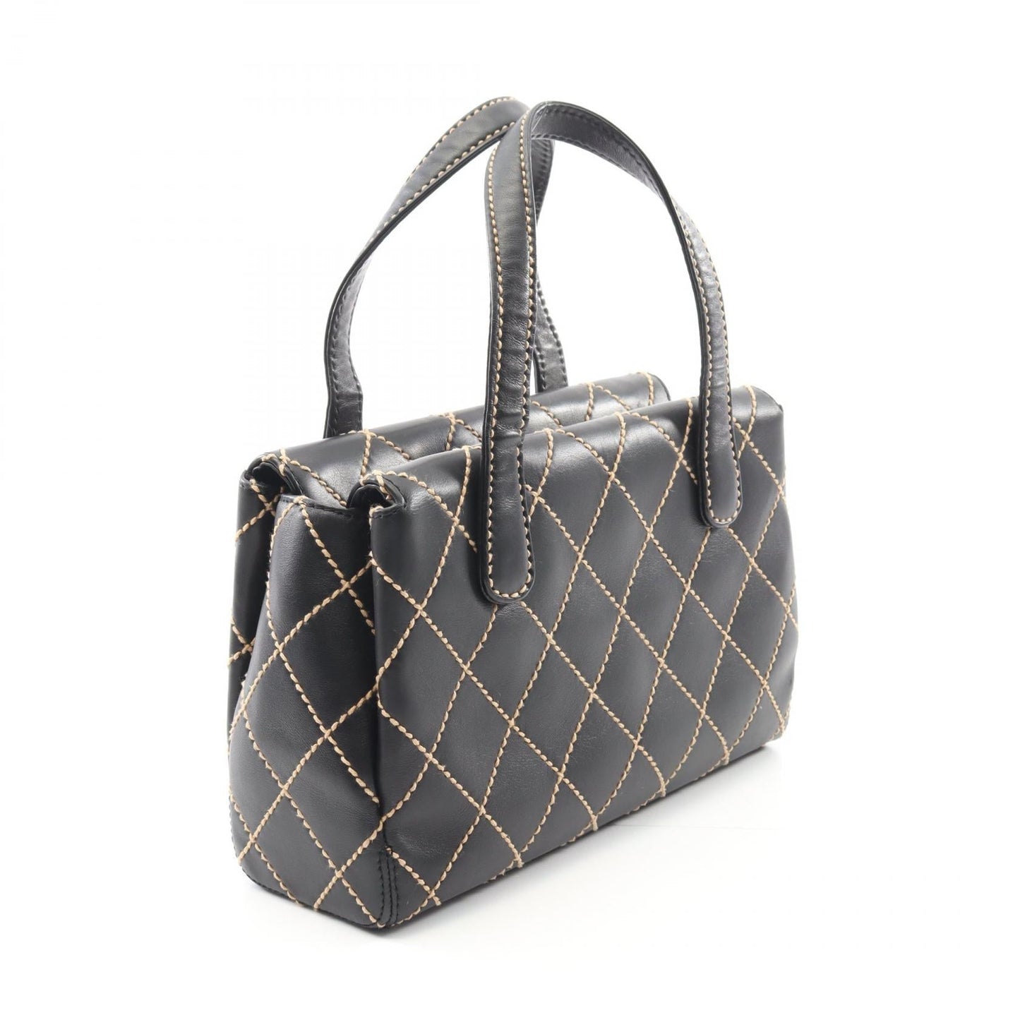 Chanel Wild Stitch Leather Tote Bag