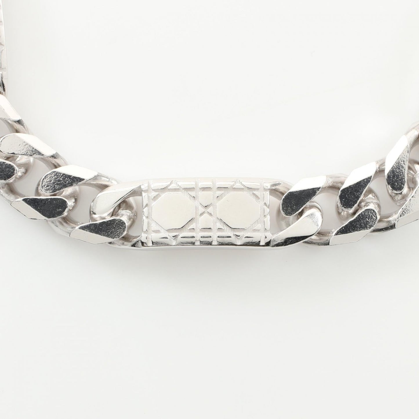 Dior Homme Chain Link Cannage Silver 925 Bracelet