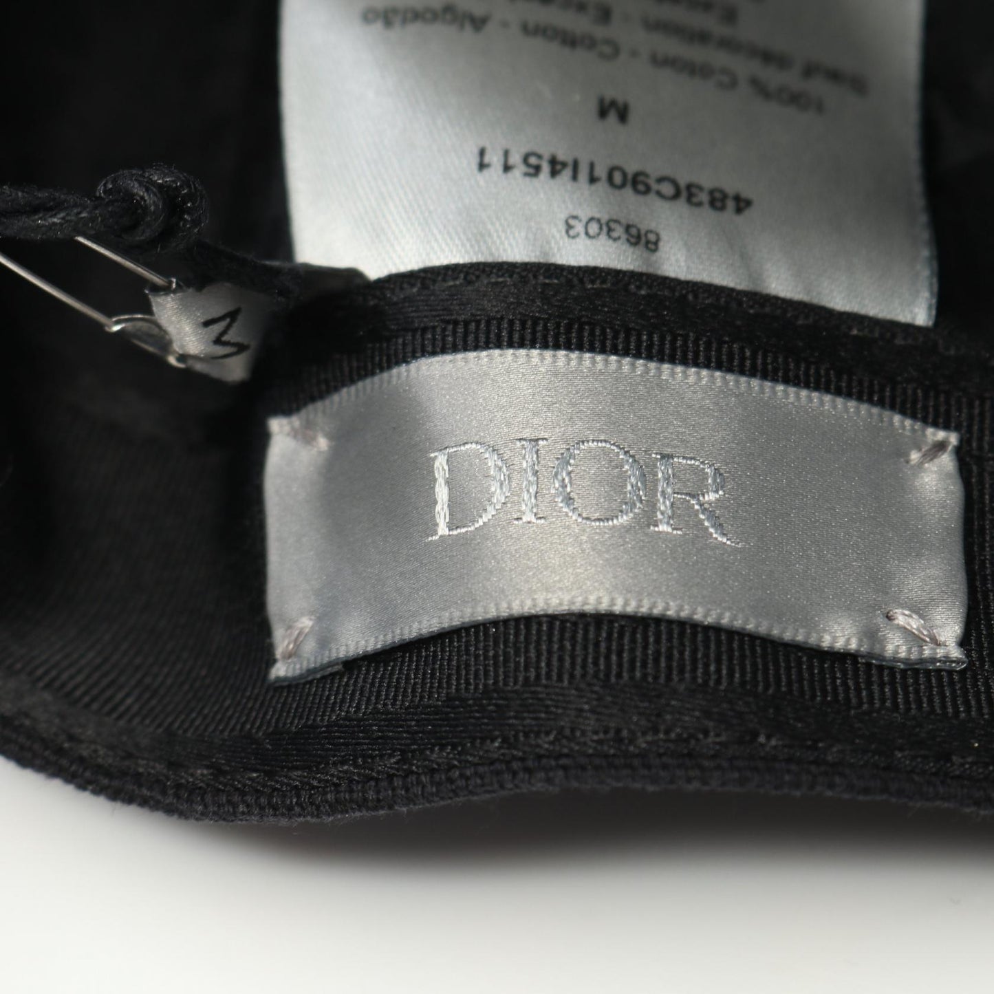 Dior Homme Canvas Cap