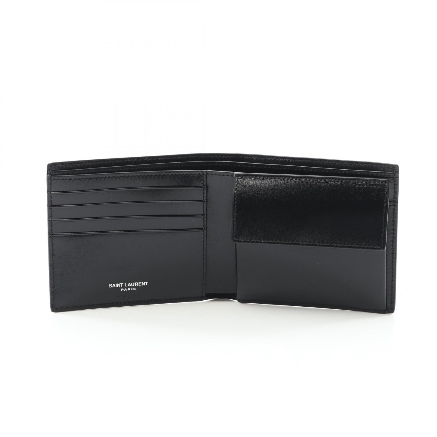 Saint Laurent East West Wallet Monogram Leather Wallet