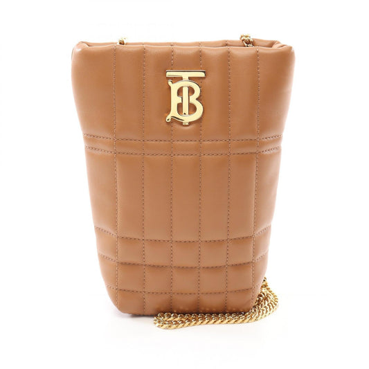 Burberry Lola Leather Bucket Bag Shoulder Bag