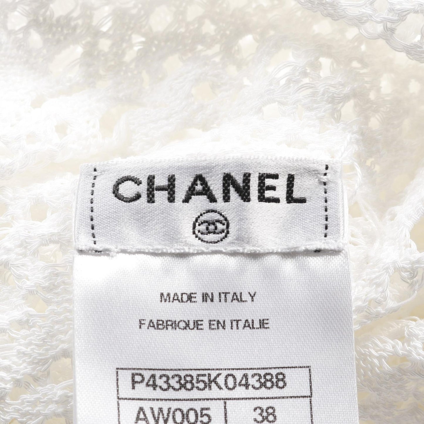 Chanel P43385K04388 Cotton Nylon Top