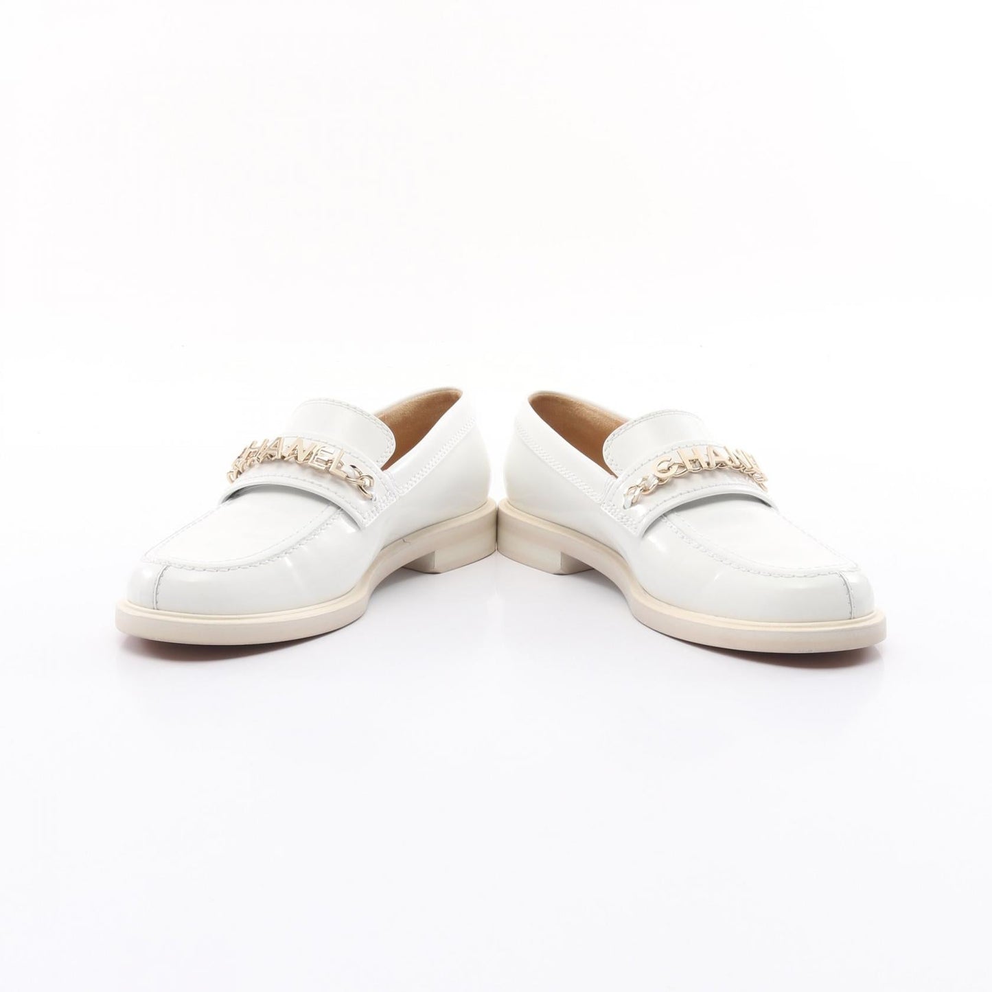 Chanel G37430 Leather Loafers