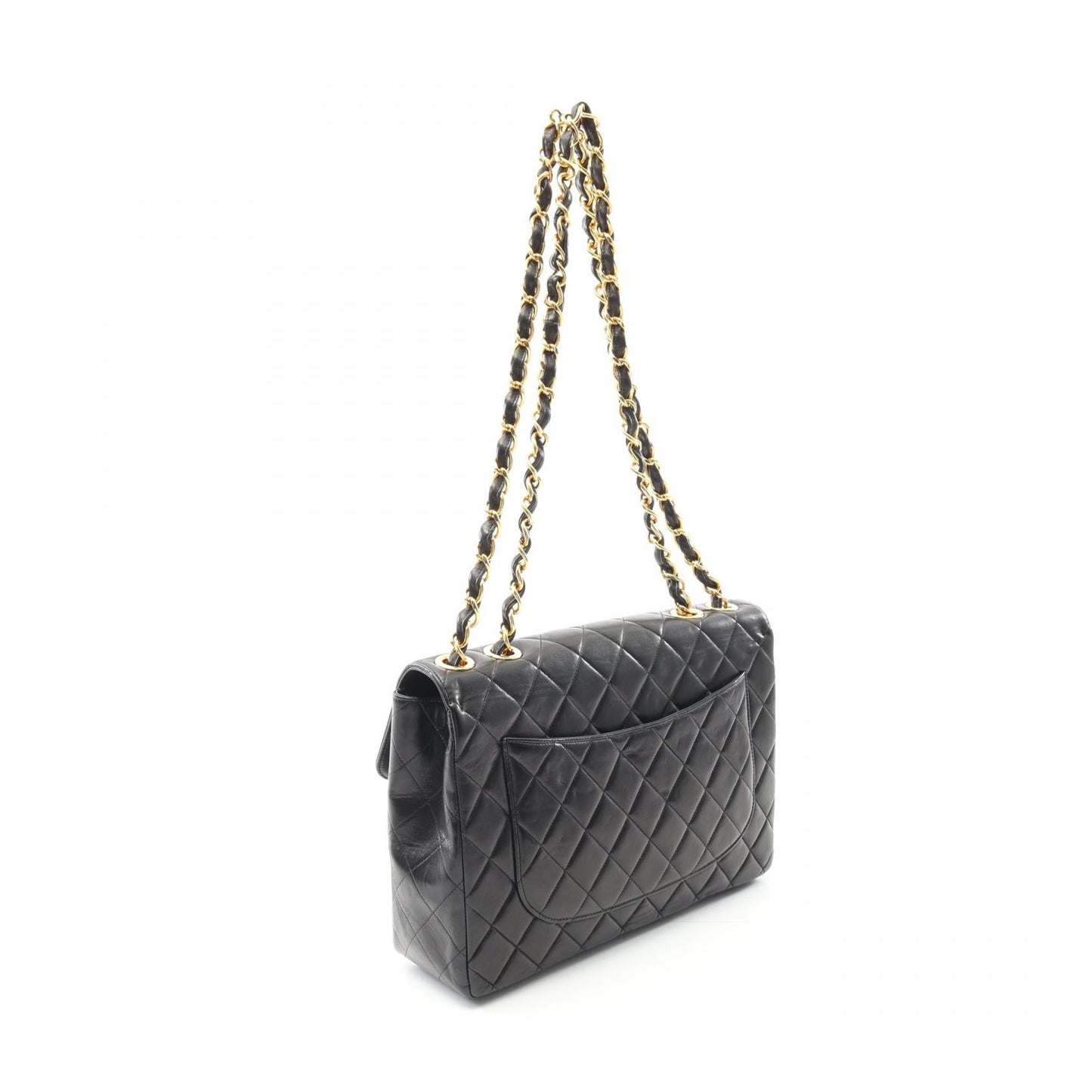 Chanel Deauville Matelasse 30 Lambskin Shoulder Bag