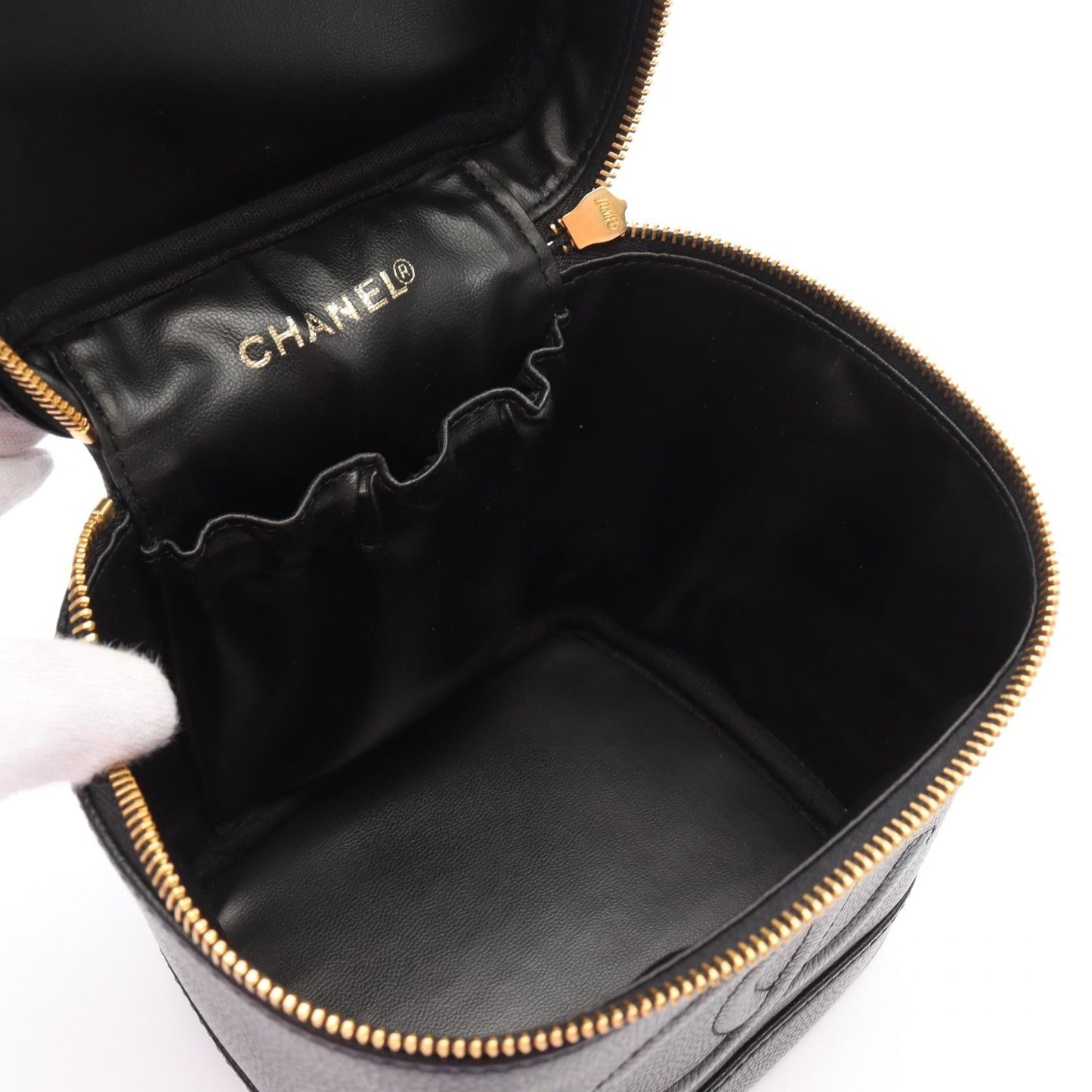 Chanel Coco Mark Caviar Skin Handbag