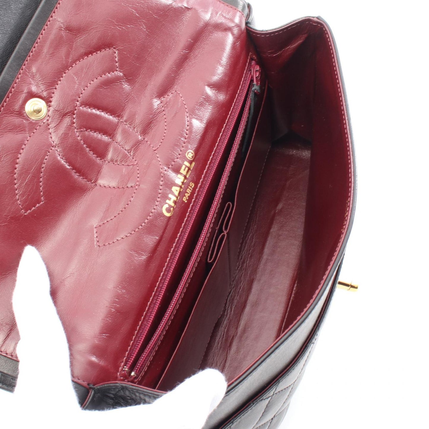 Chanel Matelasse Paris Limited Lambskin Double Flap Shoulder Bag