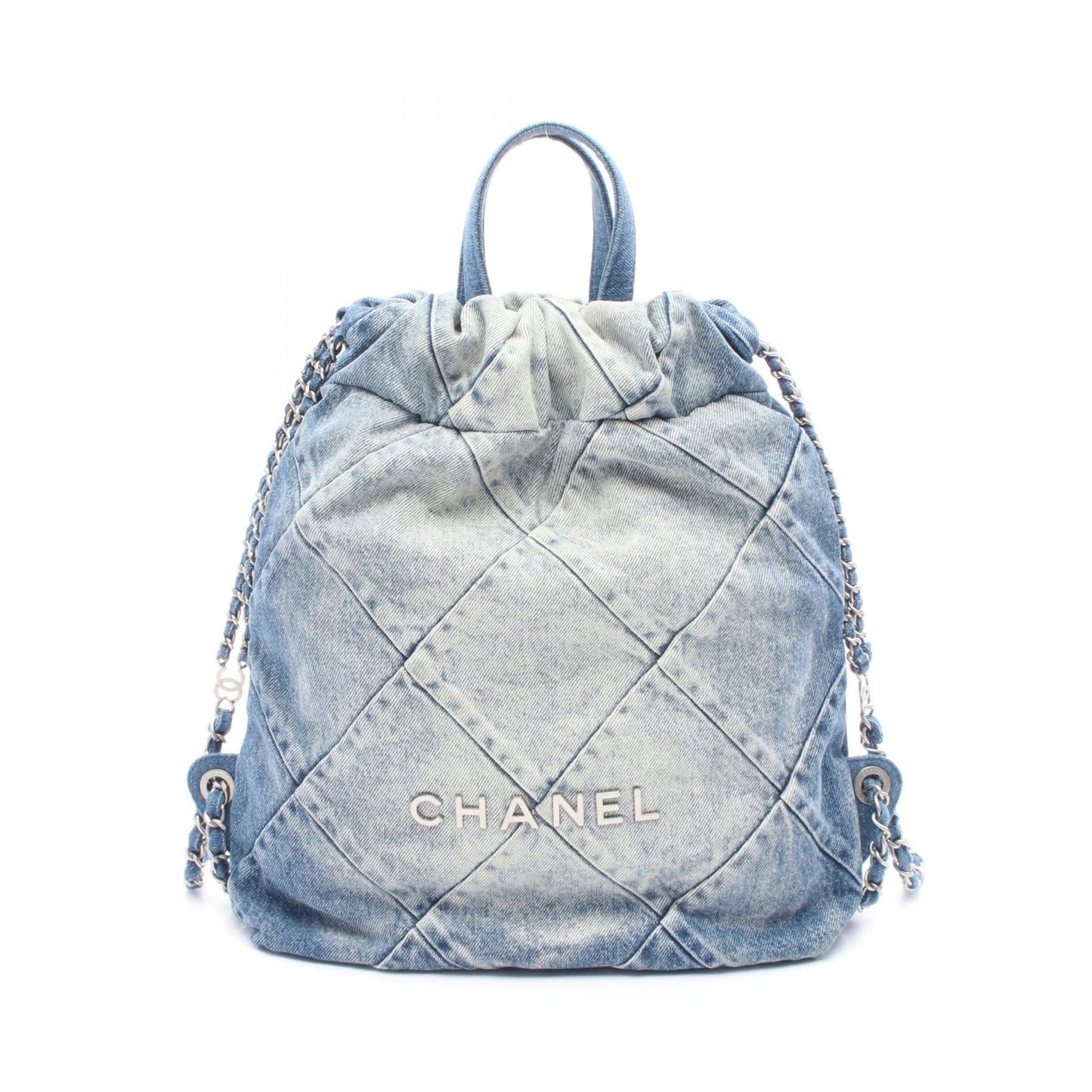 Chanel 22 Denim Backpack