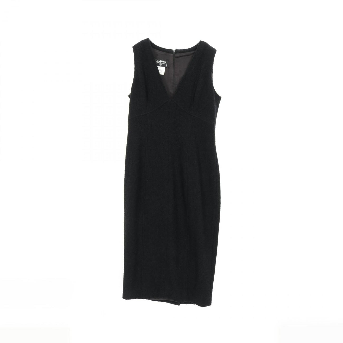 Chanel Coco Mark Button Wool Dress