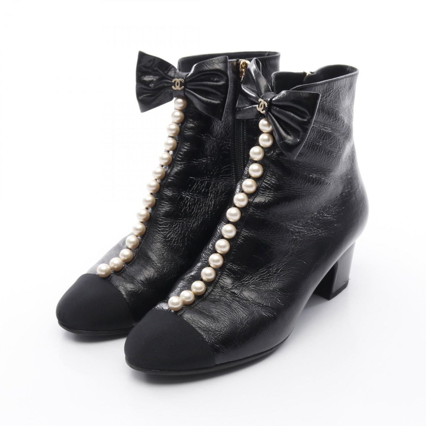 Chanel Coco Mark Leather Boots