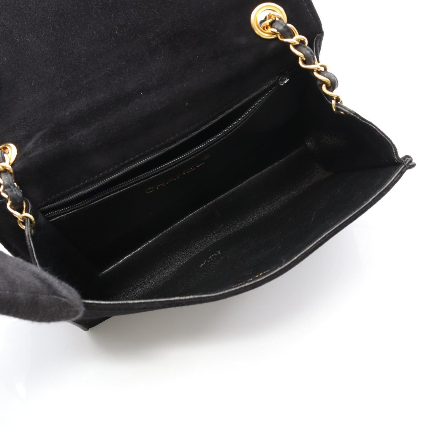 Chanel Coco Mark Suede Shoulder Bag