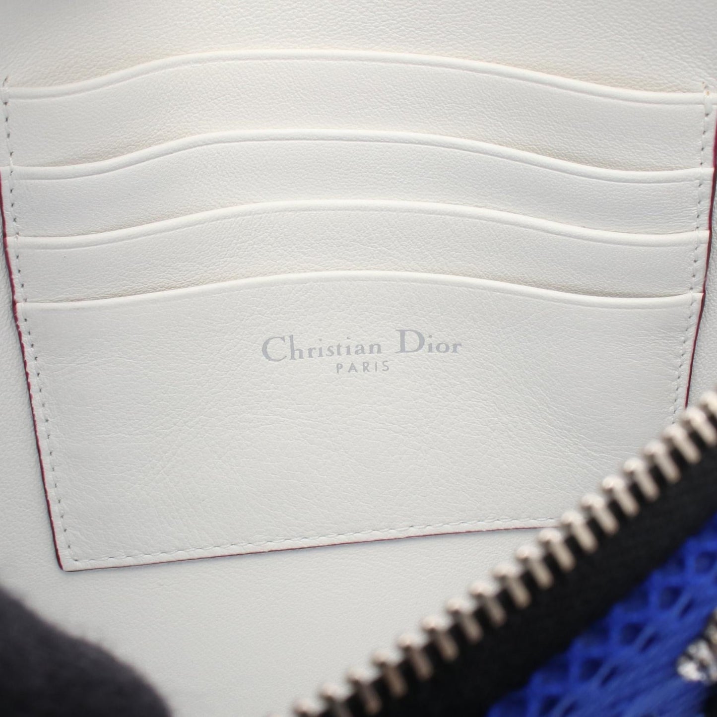 Christian Dior Leather Fabric Shoulder Bag