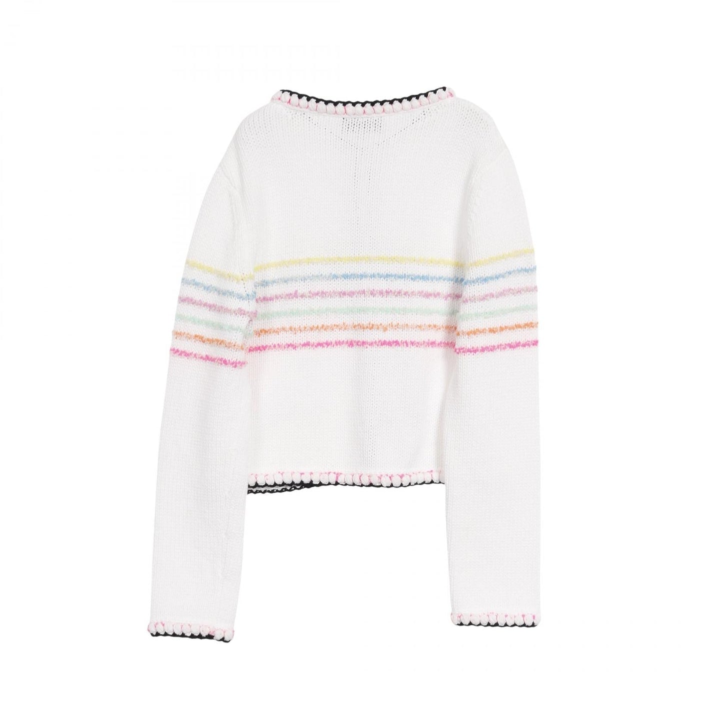Chanel Coco Mark Button Cotton Nylon Cardigan