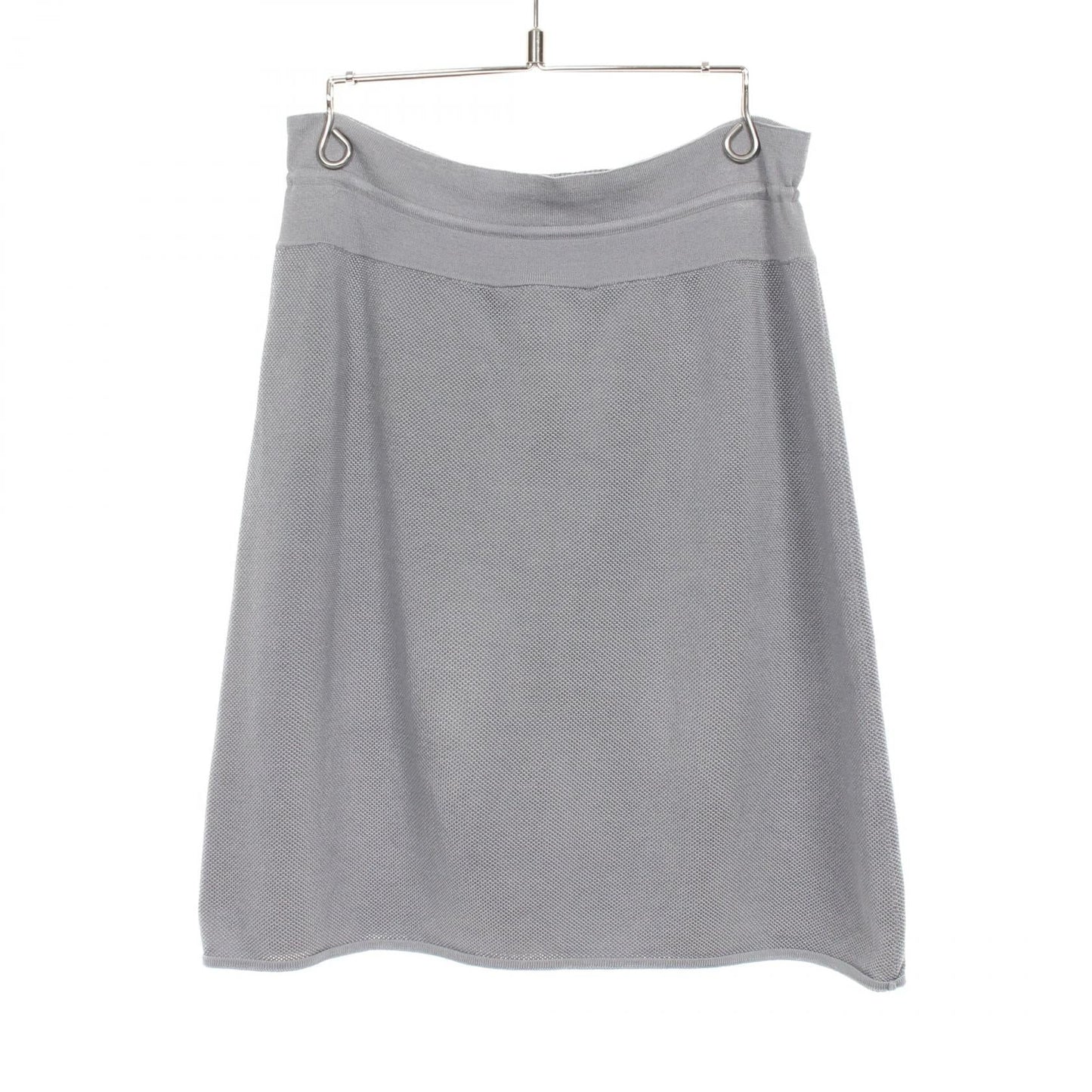 Chanel Coco Mark Silk Knit Skirt