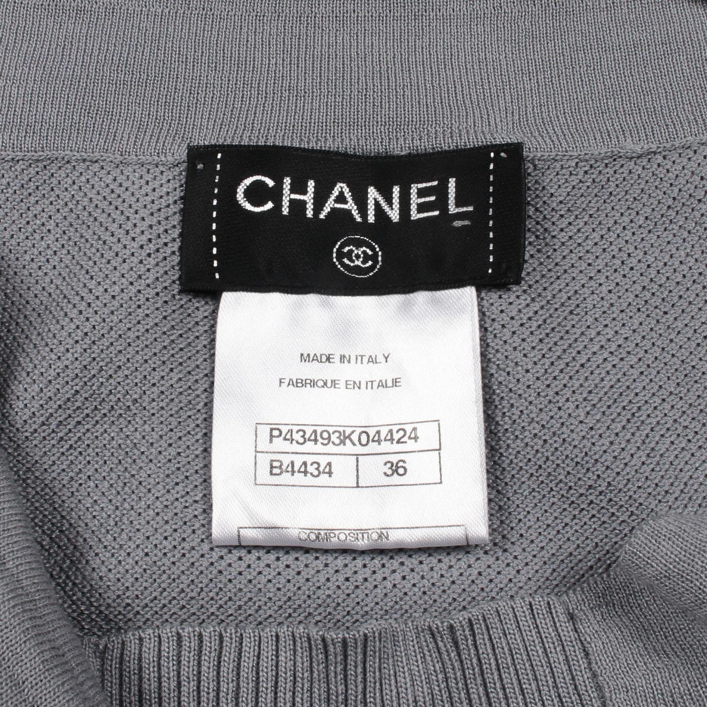 Chanel Coco Mark Silk Knit Skirt