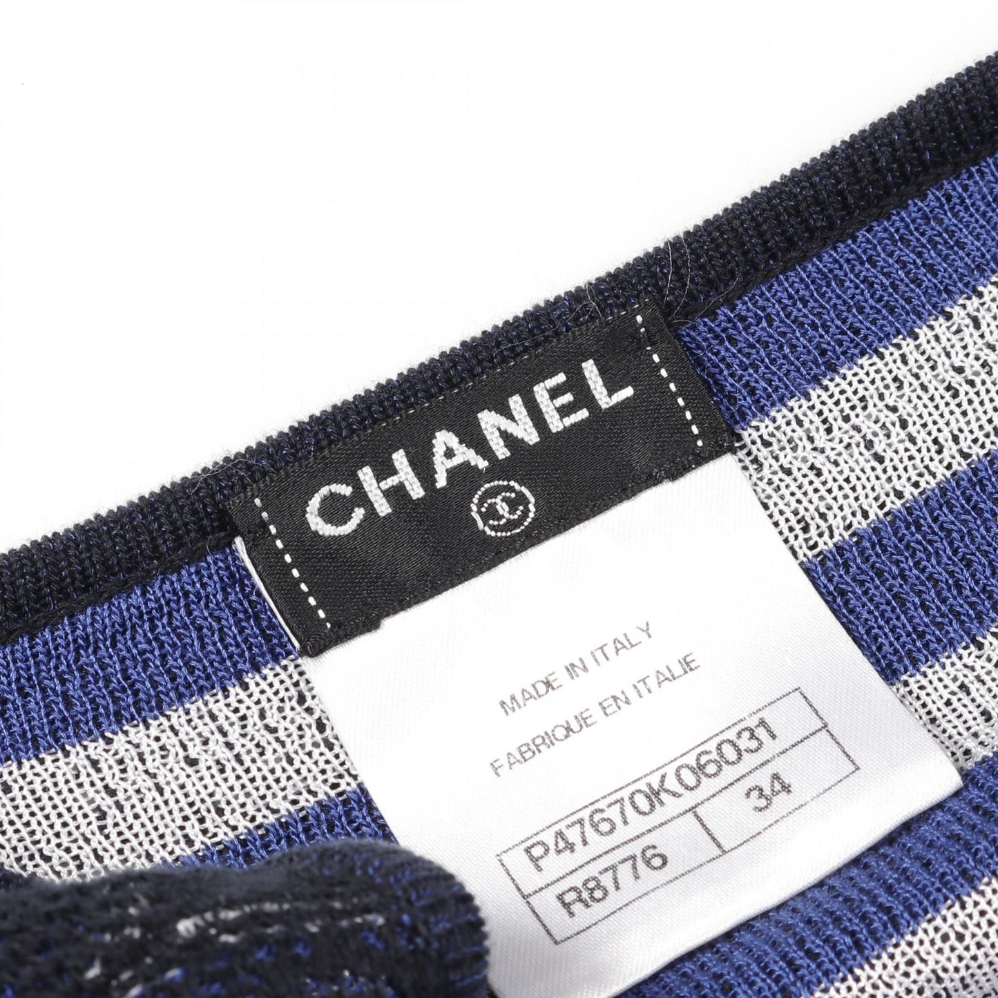Chanel P47670K06031 Cotton Rayon Silk Dress