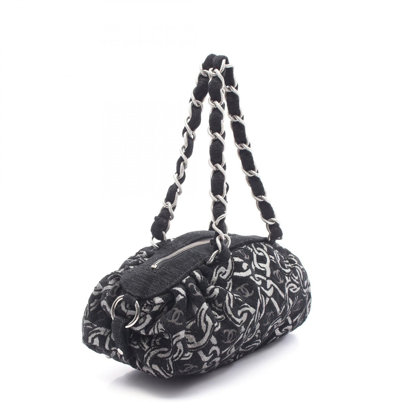Chanel Coco Mark Fabric Handbag