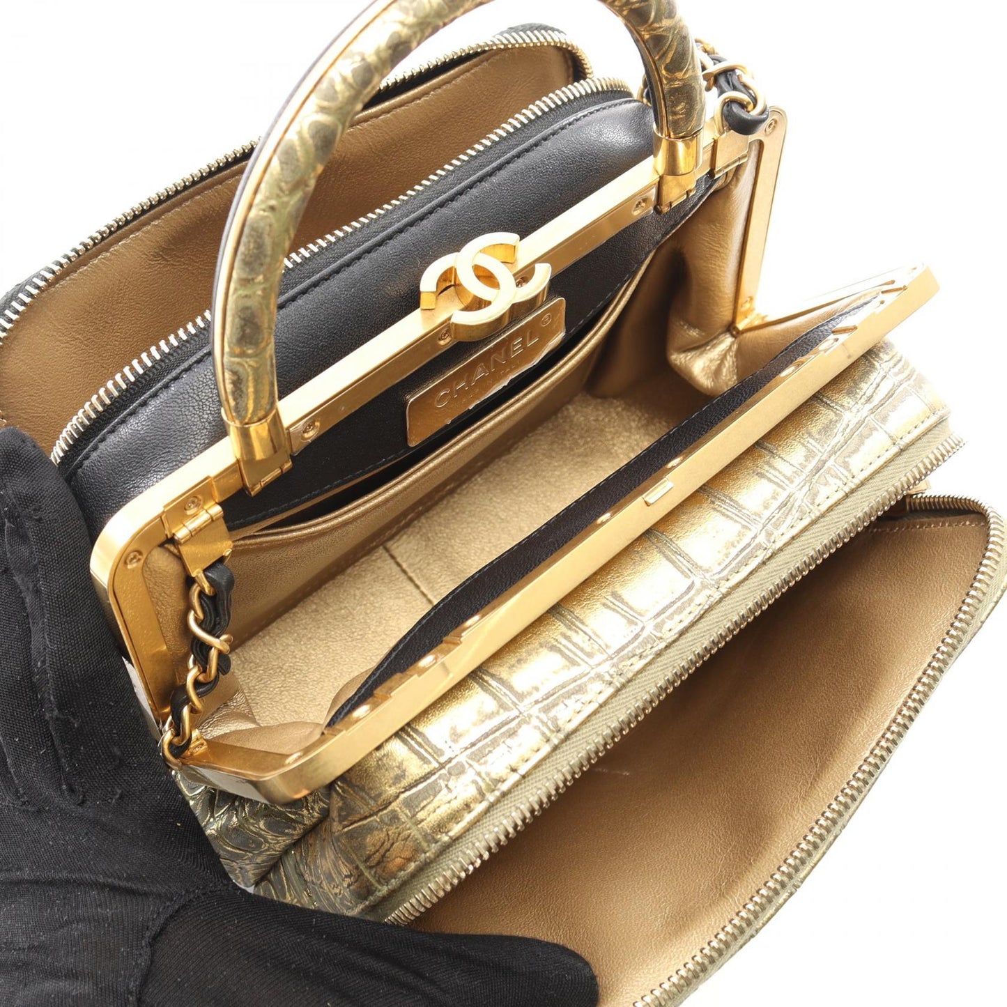 Chanel Coco Mark Calfskin Shoulder Bag