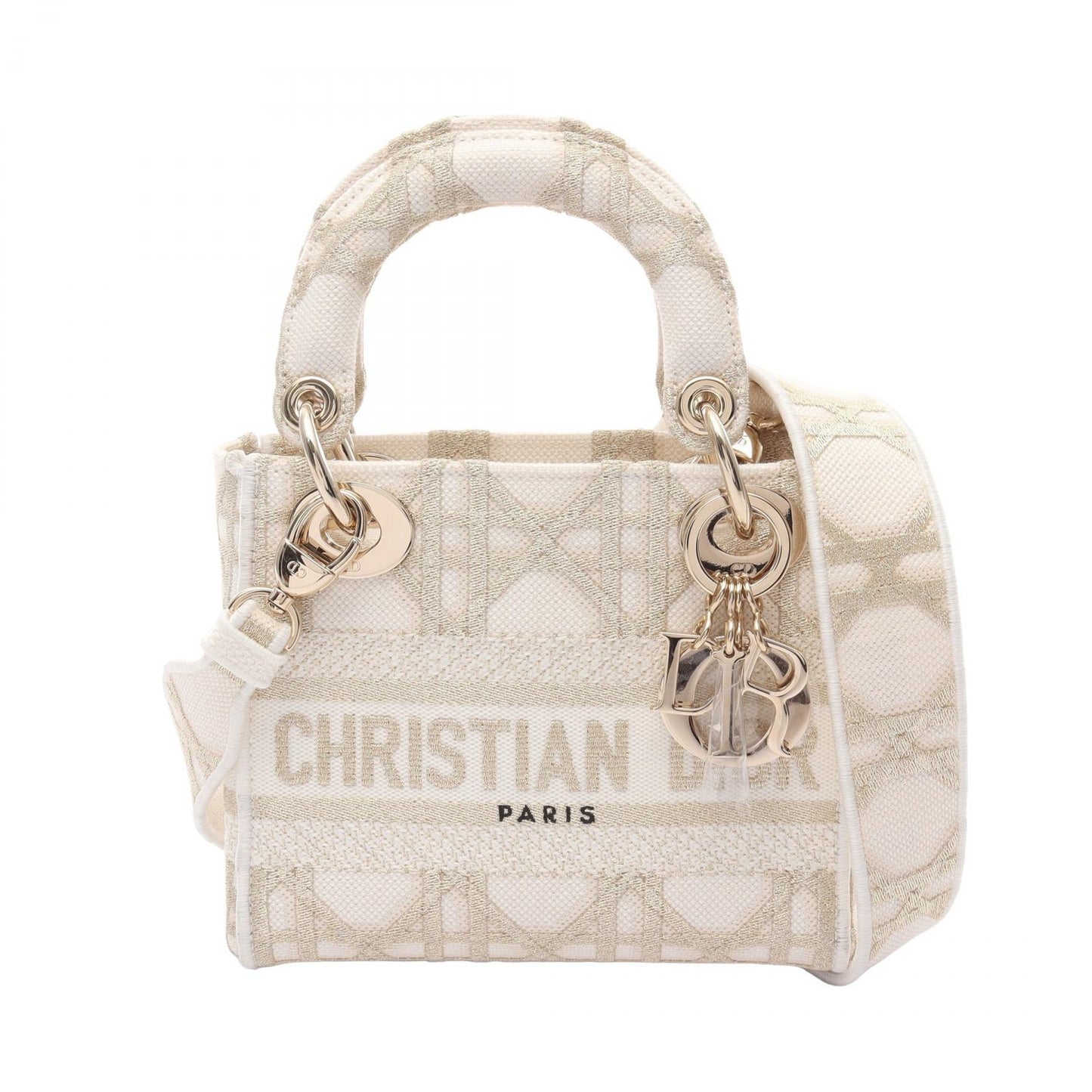Dior Lady Dior Mini Canvas 2way Bag