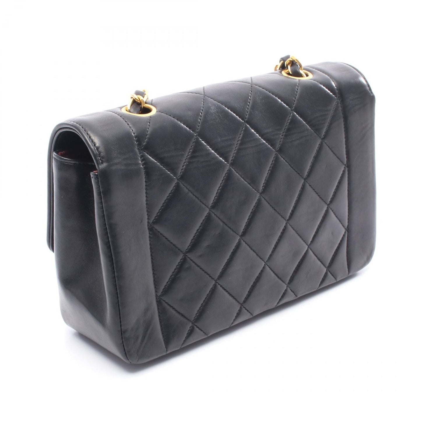 Chanel Matelasse Diana Flap Lambskin Shoulder Bag