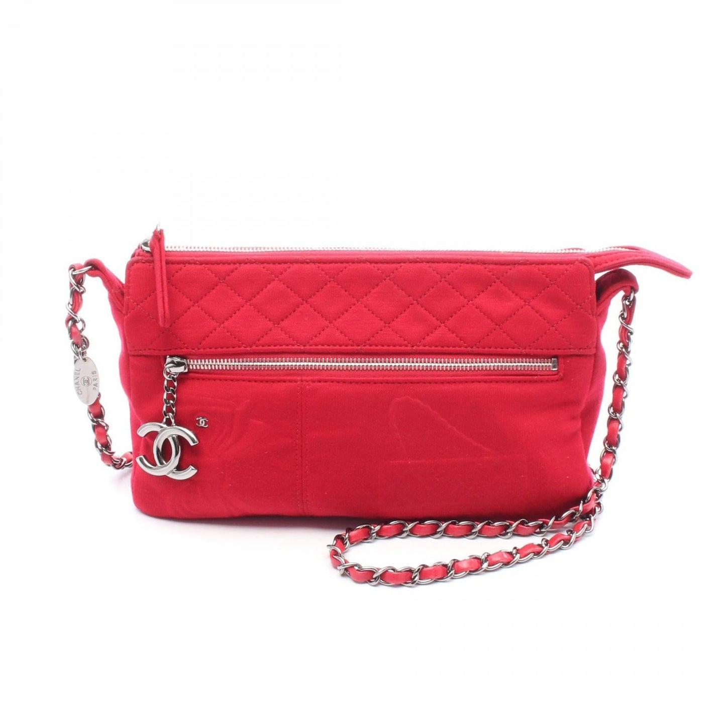 Chanel Shoulder Bag Cotton Shoulder Bag