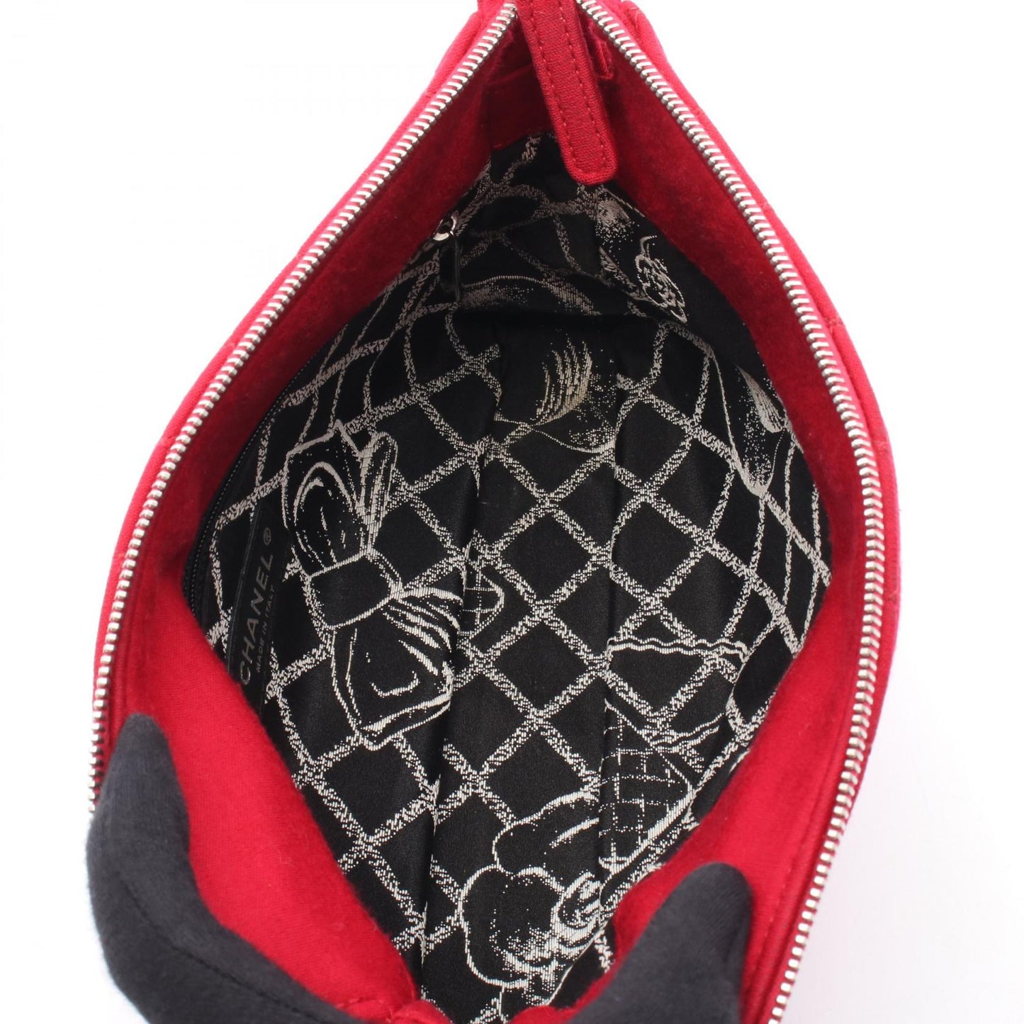 Chanel Shoulder Bag Cotton Shoulder Bag
