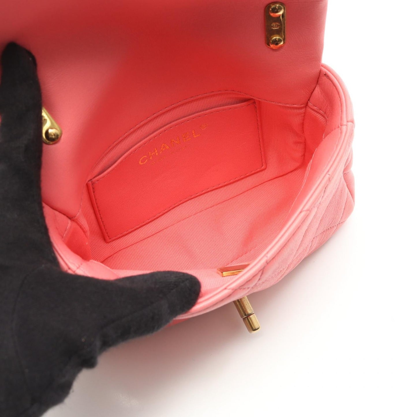Chanel Mini Matelassé Lambskin Shoulder Bag