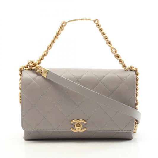 Chanel Matelasse Caviar Skin Shoulder Bag