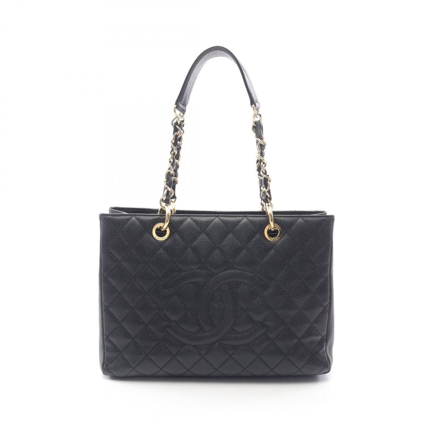 Chanel Matelasse Grand Shopping Tote Caviar Skin Tote Bag