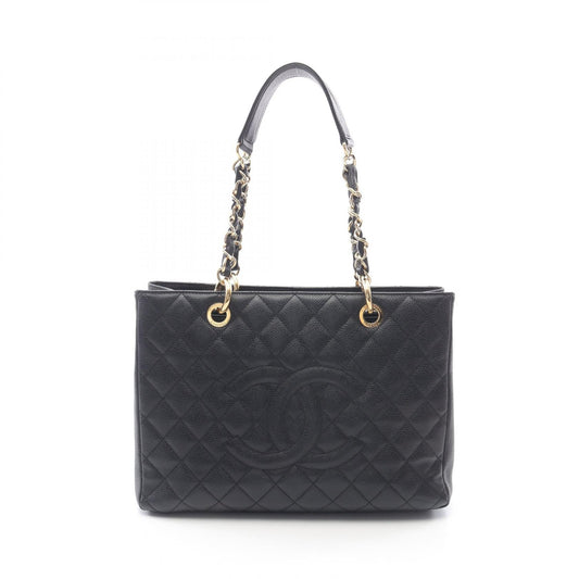 Chanel Matelasse Grand Shopping Tote Caviar Skin Tote Bag